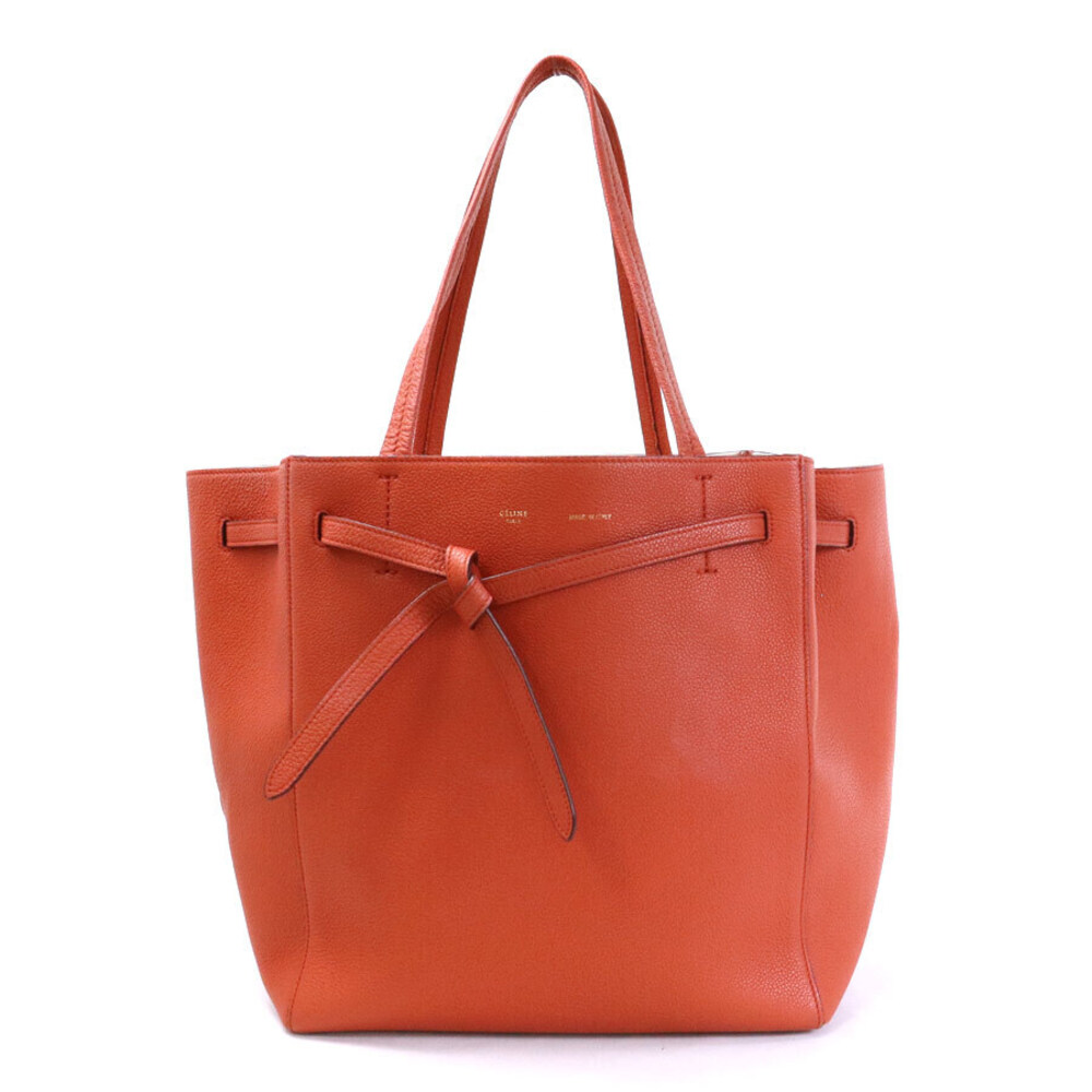Celine Phantom Cabas Orange Handbag Leather - Picture 2 of 4
